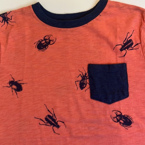 Gap Kids Short Sleeve T-shirt Bugs and Beetles Boys Large Like New - Picture 2 of 7